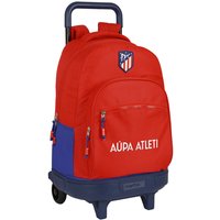 School Rucksack with Wheels Atlético Madrid Red Navy Blue (33 x 45 x 22 cm)