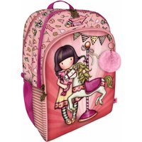 School Bag Gorjuss Carousel Salmon 34.5 x 43.5 x 22 cm