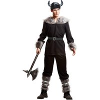 Costume for Adults My Other Me Male Viking Black Multicolour M/L