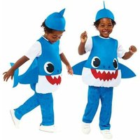 Costume for Children Baby Shark Blue 3 Pieces