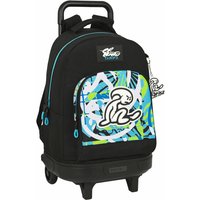 School Rucksack with Wheels El Niño Green Bali 33 x 22 x 45 cm