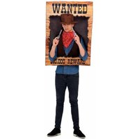 Costume for Adults My Other Me Wanted One size Cowboy 3 Pieces