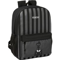 School Bag Wednesday Black 32 x 43 x 14 cm