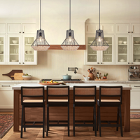 Geometric Rattan Pendant Light for Timeless Elegance and Warmth