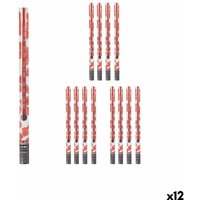 Confetti cannon 9119-80 Red Paper Cardboard Plastic 5 x 79 x 5 cm (12 Units)