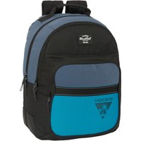 School Bag BlackFit8 California Blue Black 32 x 42 x 15 cm