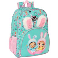 School Bag Na!Na!Na! Surprise Bunny Pink Turquoise 33 x 42 x 14 cm