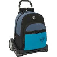 School Rucksack with Wheels BlackFit8 California Blue Black 32 x 42 x 15 cm