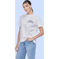 Wildfox Off Limits Ryan Tee Colour: Shrinking Violet Size: M