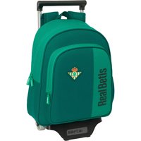 School Rucksack with Wheels Real Betis Balompié Green 28 x 34 x 10 cm
