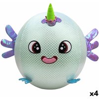 Fluffy toy Eolo Celeste Plush Plastic 45 x 45 x 45 cm Inflatable (4 Units)