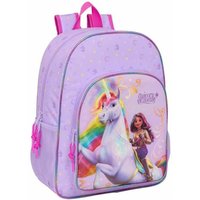 School Bag Unicorn Academy Lilac 33 x 42 x 14 cm
