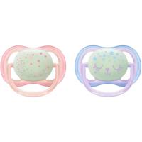 Philips Avent Ultra Air Soother 2-Pack - Orange & Blue