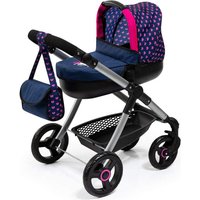 Doll Stroller Reig Stule Pram Navy Blue 63 cm