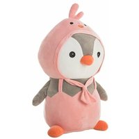 Fluffy toy Kit Penguin Pink 65 cm