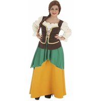 Costume for Adults M/L Lady Farmer (3 Pieces)
