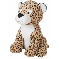 Fluffy toy Jon Leopard Brown 80 cm