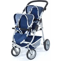 Doll Stroller Reig Tandem Blue 73 x 63 x 46 cm