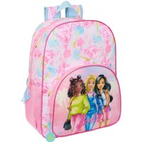 School Bag Barbie Painterly Pink Sky blue 33 x 42 x 14 cm