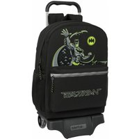 School Rucksack with Wheels Batman Game over Black 30 x 43 x 14 cm