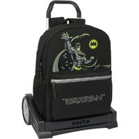 School Rucksack with Wheels Batman Game over Black 32 x 43 x 14 cm