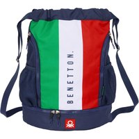 Backpack with Strings Benetton Flag Navy Blue 35 x 40 x 1 cm
