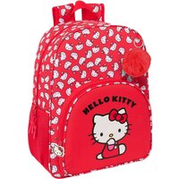 School Bag Hello Kitty Iconic White Red 33 x 42 x 14 cm