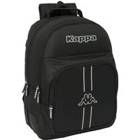 School Bag Kappa Dark Black 32 x 42 x 15 cm