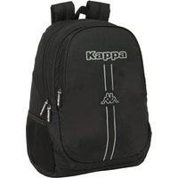 School Bag Kappa Dark Black 32 x 44 x 16 cm