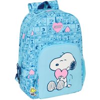 School Bag Snoopy Love Blue 30 x 46 x 14 cm