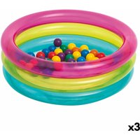 Ball Pool Intex 86 x 25 x 86 cm (3 Units)