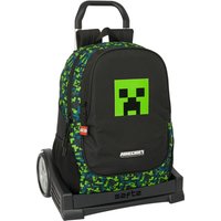 School Rucksack with Wheels Minecraft Tnt Multicolour 32 x 44 x 16 cm
