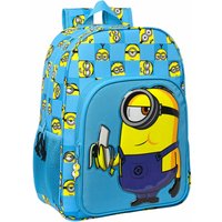 School Bag Minions Minionstatic Blue 33 x 42 x 14 cm