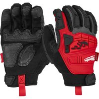 Milwaukee Impact Demolition Work Gloves Black / Red L
