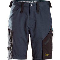 Snickers 6112 Mens Litework 37.5 Work Shorts Navy / Black 30"