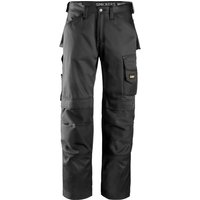 Snickers 3312 Mens DuraTwill Work Trousers Black 31" 35"