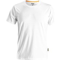 Snickers 2526 Mens Allround Work Organic Cotton T Shirt White 2XL