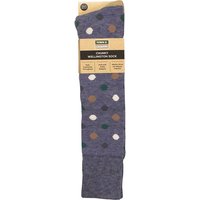 Town and Country Multi Spot Chunky Wellington Boot Socks 4 – 7