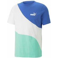 Men’s Short Sleeve T-Shirt Puma Power Cat Blue
