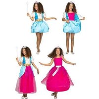 Costume for Children My Other Me Princess 7-9 Years Blue 2-in-1 Bodice