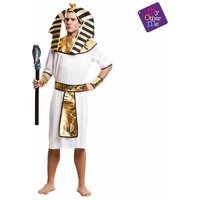 Costume for Adults My Other Me Egyptian Gold White M/L