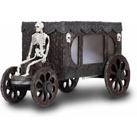 Halloween Decorations My Other Me Skull Carriage 18 x 31 x 18 cm Black