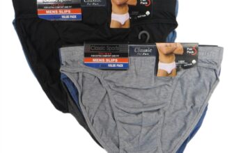 6 Pairs Men’s Briefs Pants Designer Comfort Underwear, Cotton Rich, Small to 6XL