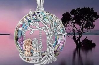 Love Sister Pendant Necklace Silver Chain Womens Jewellery Gifts for her Friends