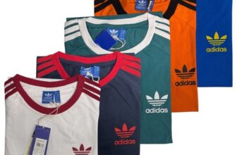 NEW ADIDAS ORIGINAL T SHIRT 3 STRIPE CALIFORNIA SHORT SLEEVE COTTON CREW NECK