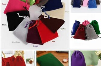 Small Soft Velvet Drawstring Bags Jewellery Gift Pouch Wedding Party Favors Mini