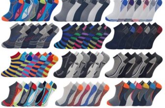 6 Pairs Mens Trainer Liner Ankle Socks Funky Designs Adults Sports 6-11