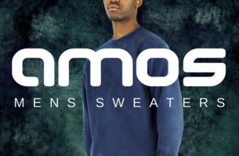 AMOS Mens Plain Sweatshirt Sweater Jumper Top Casual Jersey Slim Fit Cotton