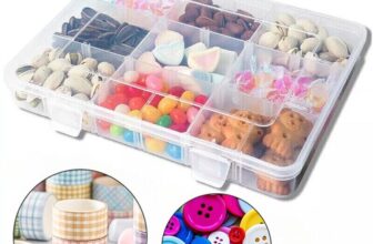 Kids Snack Box with 18 Removable Grids Compartments Snackle Trays for Travel