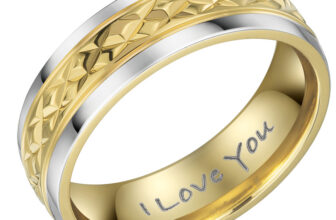Mens Ring Engraved I Love You In Wooden Box By Willis Judd 7mm UK Seller